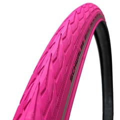Pneu Schwalbe Delta Cruiser 700x38B 28x1 1/2 Rigide HS431 Rose - ETRTO 40-635