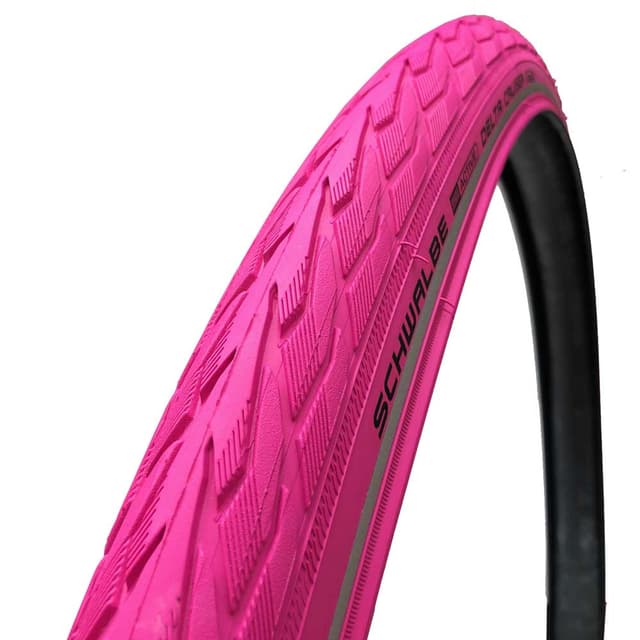 Pneu Schwalbe Delta Cruiser 700x38B 28x1 1/2 Rigide HS431 Rose - ETRTO 40-635