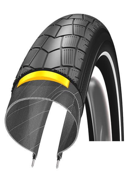 Pneu Schwalbe Big Apple 14x2.00 Rigide HS430 K-Guard - ETRTO 50-254