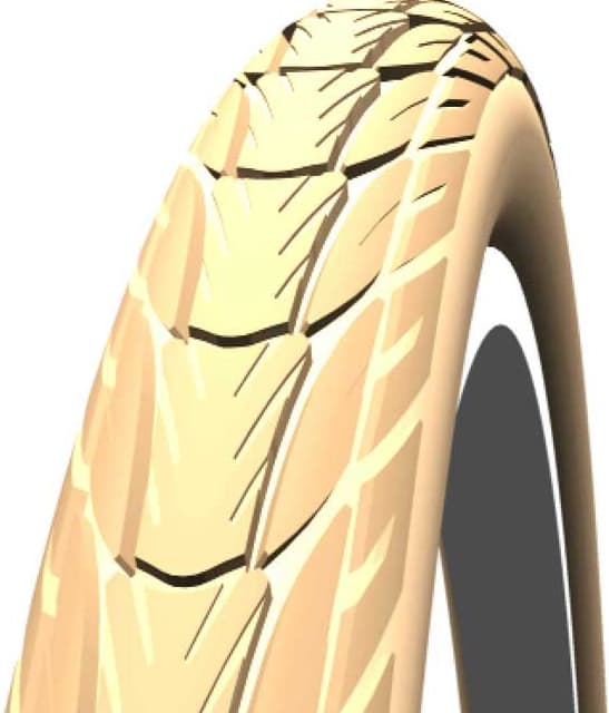 Pneu Schwalbe Delta Cruiser HS392 650x35A Rigide crème Reflex - ETRTO 37-590