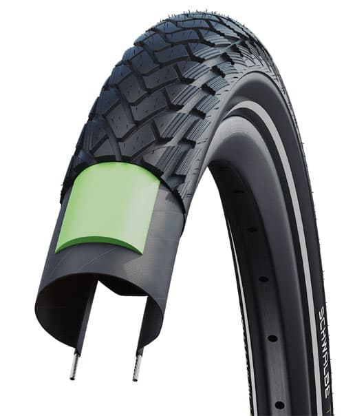 Pneu Schwalbe Marathon GreenGuard TwinSkin E-25 HS620 16x1.75 Rigide ETRTO 47-305