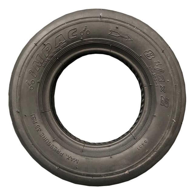 Pneu Impac Rille 8"1/2x2 Noir Diamètre Interne 110mm
