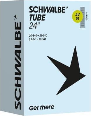 Chambre à air Schwalbe AV9S 24" Schrader - ETRTO 20/28-540/541