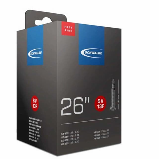Chambre à Air Schwalbe FreeRide SV13F 26x2.10/3.00 Presta 40mm - ETRTO 54/75-559