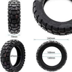 Pneu tubeless offroad eWheel pour trottinette 80/65-6 10x3 (255x80)