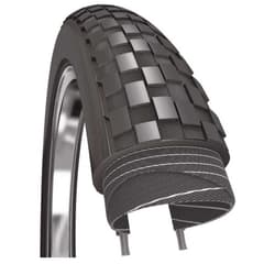 Pneu Hartex Cube 12 1/2 x 2 1/4 Rigide Gumwall Noir - ETRTO 57-203