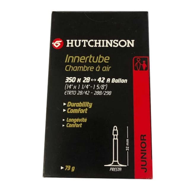 Chambre à Air Hutchinson Standard 350x28/42 14x1 1/4 à 1 5/8 Presta 32mm ETRTO 28/42-288/298