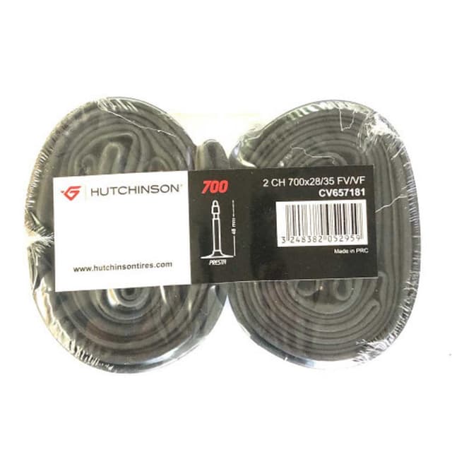 Pack de 2 Chambres à air Hutchinson 700x28/35 Presta 48mm ETRTO 28/35-622