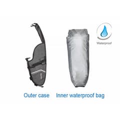 Sacoche de Selle Ibera SeatPak Carryall Étanche Noir 10L