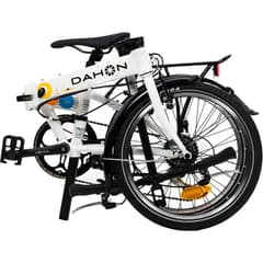 Vélo Pliant Dahon Mariner D8 Anniversaire 8 Vitesses en Blanc Givré