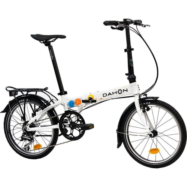 Vélo Pliant Dahon Mariner D8 Anniversaire 8 Vitesses en Blanc Givré