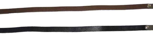 Wellgo Courroies cale-pieds cuir noir