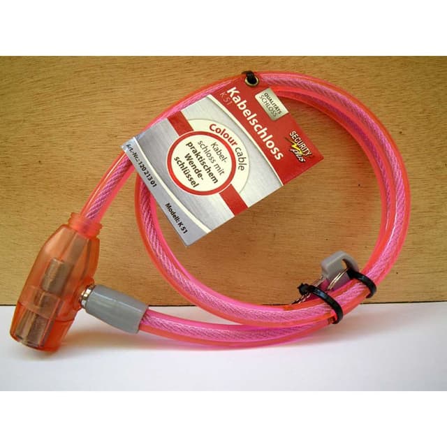 Antivol Câble Point 80cm Rose