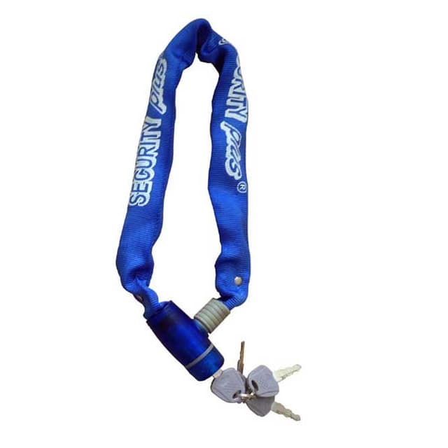 Antivol Chaine Point 65cm Bleu