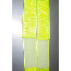 Brassard ou Serre Pantalon Point Reflective Jaune