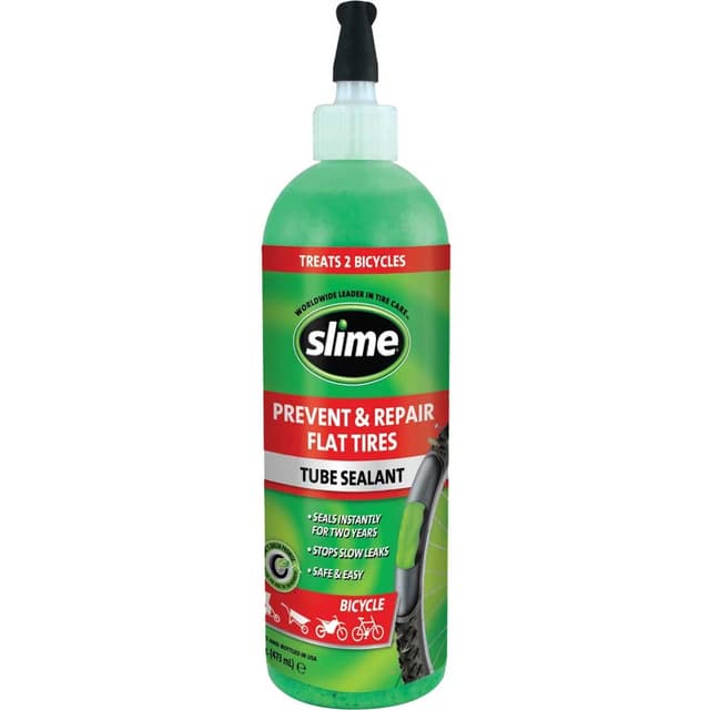 Liquide Préventif Anti Crevaison Slime 473ml - Jusqu'à 4 Pneus