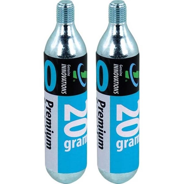 Cartouche CO2 Genuine Innovations Premium Filetées 20g Pack de 2