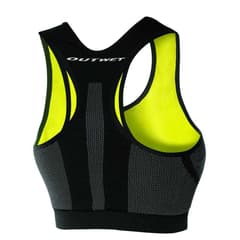 Brassière Outwet Butterfly Noir Jaune