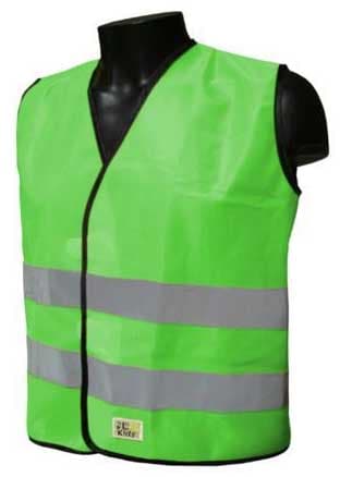 Gilet Réfléchissant Enfant L2S Visiolight - Vert