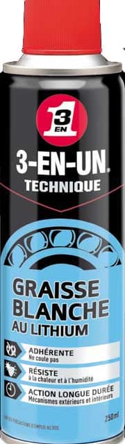 Graisse Lithium 3en1 Aérosol 250ml