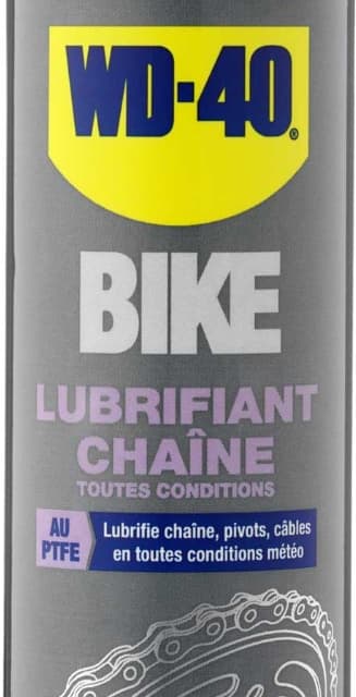 Lubrifiant Chaîne WD40 Bike Lub Aérosol 250ml