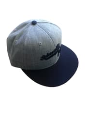 Casquette Snapback Vintage Schwalbe - Gris & Bleu avec Logo Brodé Schwalbe 73